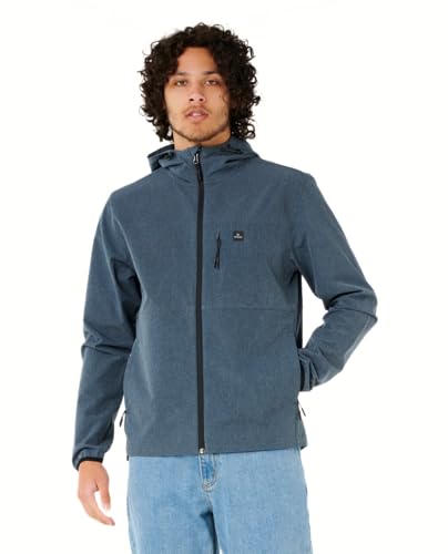 Rip Curl Herren Collection Zip Up Jacket Jacke mit Reißverschluss aus der Anti-Serie, Pine Night, Large von Rip Curl
