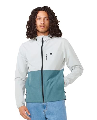 Rip Curl Herren Elite Anti Series Hooded Wind Breaker, Water Repellent Jacket Windbreaker, Minze, Medium von Rip Curl