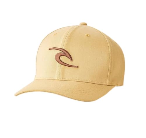 Rip Curl Herren Flexfit Cap mit gebogener Krempe ~ Tepan Flexfit Khaki von Rip Curl