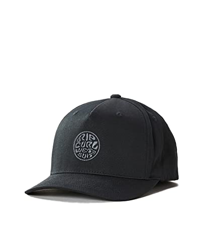 RIP CURL Herren Icons Flexfit Cap Baseball Cap schwarz/grau, schwarz / grau, Einheitsgröße von Rip Curl