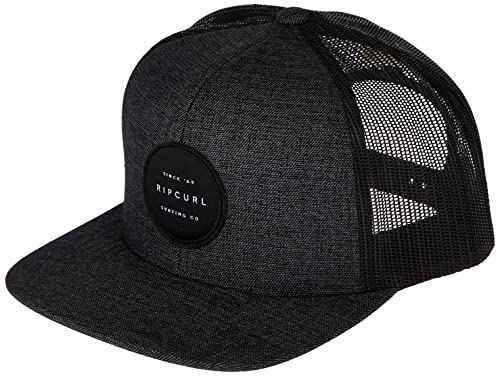 Rip Curl Herren Icons Trucker Baseballkappe, Schwarze Routine, Einheitsgröße von Rip Curl