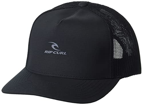 Rip Curl Herren Icons Trucker Baseballkappe, Schwarz/Grau Vapor, Einheitsgröße von Rip Curl