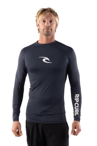 Rip Curl Herren Langarm-Rashguard - UPF 50+ Sonnenschutz, Enganliegendes Surfshirt von Rip Curl