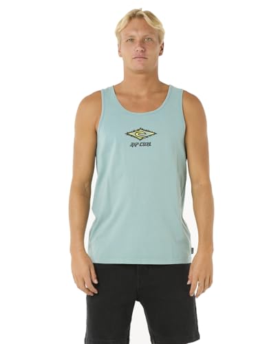 Rip Curl Herren Muscle Tank Top, Blue Lagoon Raw Energy Sloth, XL von Rip Curl