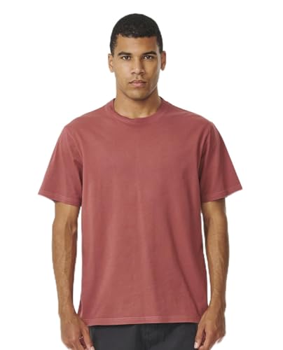 Rip Curl Herren-T-Shirt, einfarbig, Waschung, Apfelbutter, L von Rip Curl