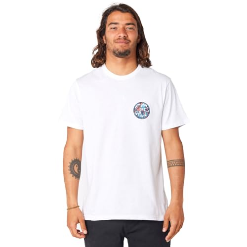 Rip Curl Herren T-Shirt Passage, Größe:L, Farben:White von Rip Curl