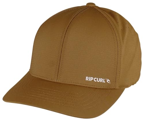 Rip Curl Herren Vaporcool Flexfit Baseball Hat Baseballkappe, Gold, Einheitsgröße von Rip Curl