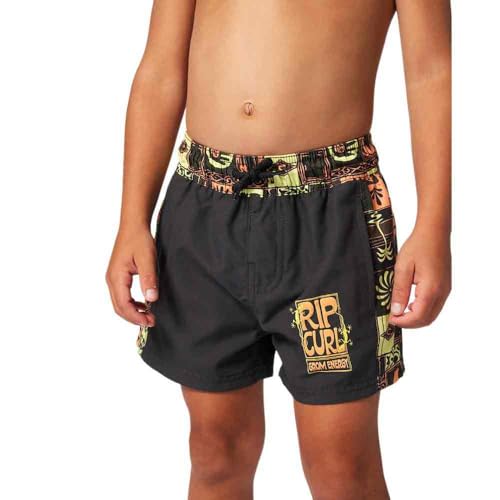 Rip Curl Jungen Energy Block Volley Boardshorts, Verwaschenes Schwarz, 8 von Rip Curl