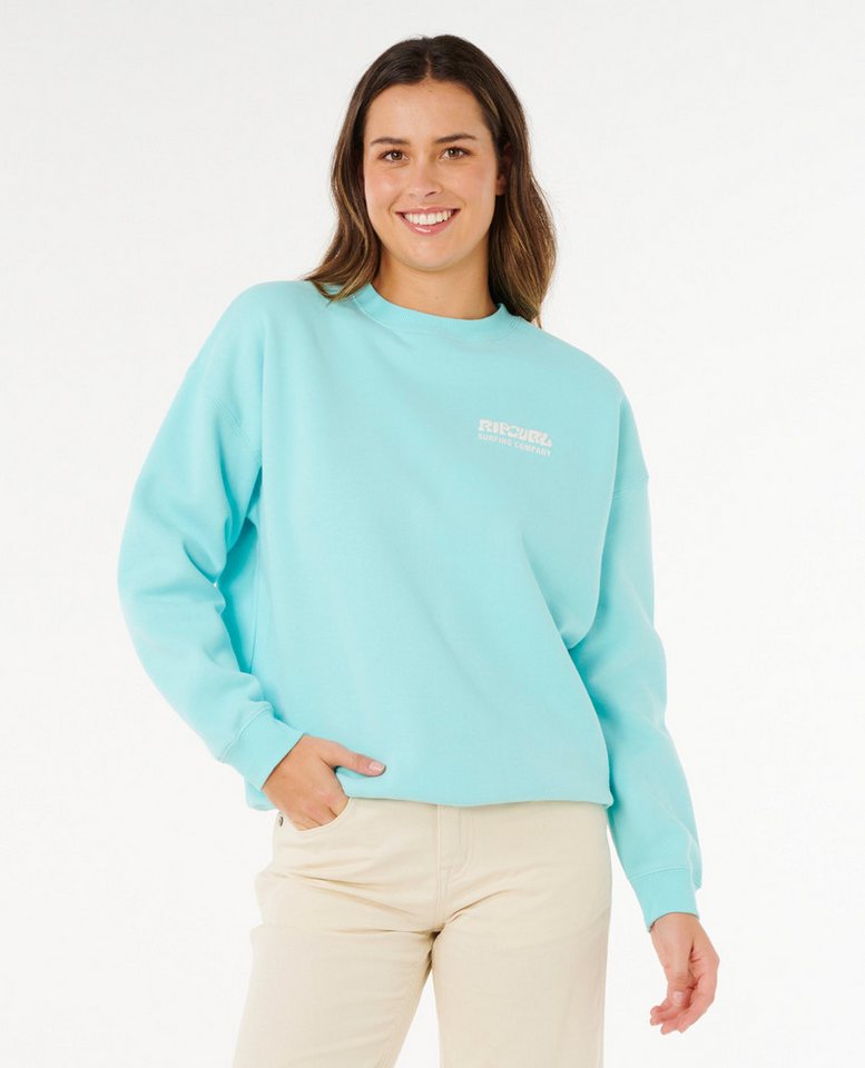 Rip Curl Kapuzenpullover Rip Curl Surf Puff Inspired Crew Fleece von Rip Curl