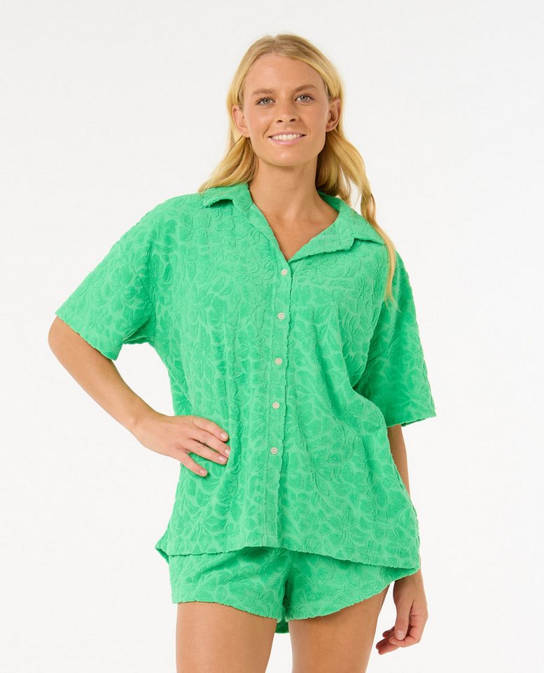 Rip Curl Kurzarmhemd Las Dalias Terry Hemd von Rip Curl