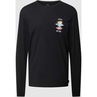 Rip Curl Longsleeve mit Rundhalsausschnitt Modell 'SEARCH ICON' in Black, Größe L von Rip Curl