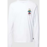 Rip Curl Longsleeve mit Rundhalsausschnitt Modell 'SEARCH ICON' in Weiss, Größe M von Rip Curl