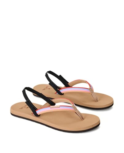 Rip Curl Mädchen Freedom Bloom Mini Sling Back Flip Flop Sandale, Rot/Ausflug, einfarbig (Getaway Solids) von Rip Curl