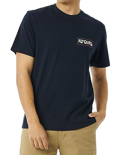 Rip Curl Pacific Rinse Reef T-Shirt - Dark Navy - XXL von Rip Curl