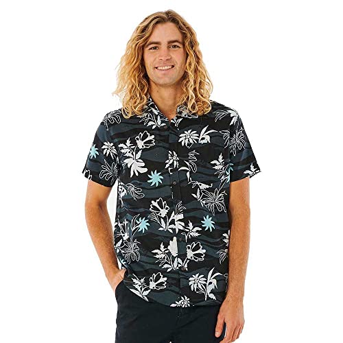 Rip Curl SWC Botanica SS Hemd 2023 Washed Black, M von Rip Curl