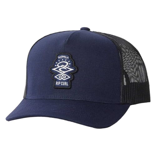 Rip Curl Herren Trucker Hat, Mesh Back Cap Snapback for Men, Adjustable Baseballkappe, Navy Icon 241, Einheitsgröße von Rip Curl