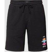 Rip Curl Shorts mit Label-Print Modell 'SEARCH' in Black, Größe XL von Rip Curl
