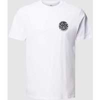Rip Curl Standard Fit T-Shirt mit Label-Print Modell 'WETTIE ICON' in Weiss, Größe S von Rip Curl