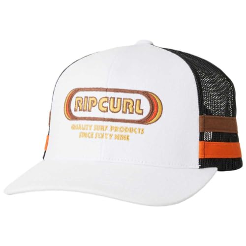 Rip Curl Surf Revival Logo Cap Basecap Baseballcap Curved Brim Meshcap Trucker (One Size - weiß) von Rip Curl