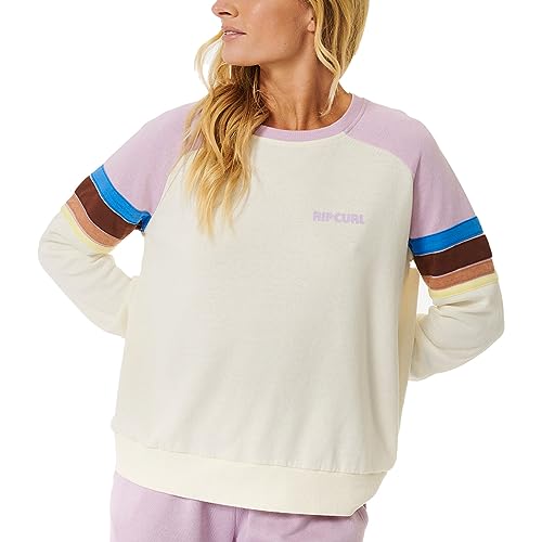 Rip Curl Surf Revival Raglan Crew - Lilac von Rip Curl