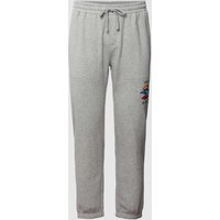 Rip Curl Sweatpants mit Label-Print in Mittelgrau Melange, Größe M von Rip Curl