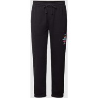 Rip Curl Sweatpants mit Label-Print in Black, Größe L von Rip Curl