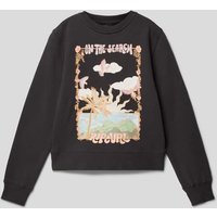 Rip Curl Sweatshirt mit Label-Motiv-Print in Black, Größe 140 von Rip Curl