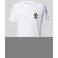 Rip Curl T-Shirt mit Label-Print Modell 'SEARCH' in Weiss, Größe M von Rip Curl