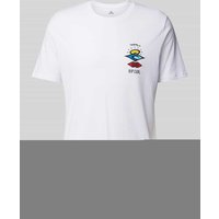 Rip Curl T-Shirt mit Label-Print Modell 'SEARCH' in Weiss, Größe S von Rip Curl