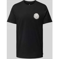 Rip Curl T-Shirt mit Label-Print Modell 'WETSUIT' in Black, Größe L von Rip Curl
