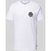 Rip Curl T-Shirt mit Label-Print Modell 'WETSUIT' in Weiss, Größe XL von Rip Curl