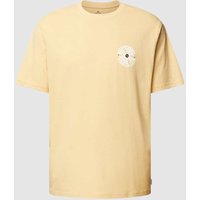 Rip Curl T-Shirt mit Label-Detail Modell 'PSYCHE CIRCLES' in Gelb, Größe M von Rip Curl