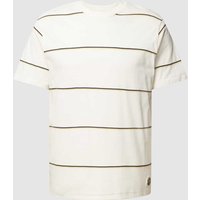 Rip Curl T-Shirt mit Streifenmuster in Offwhite, Größe M von Rip Curl