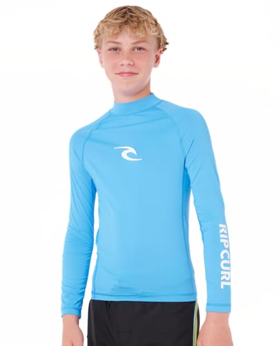 Rip Curl UPF 50+ Sonnenschutz Langarm Unisex Rashguard Schwimm- und Surfshirt für Jungen & Mädchen von Rip Curl