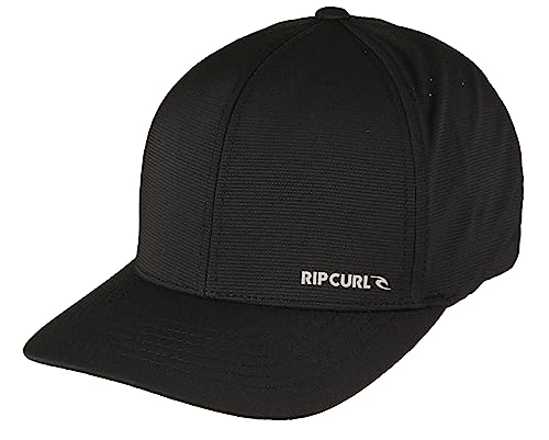 Rip Curl VaporCool Phaser Flexfit Hat - Black Marle von Rip Curl