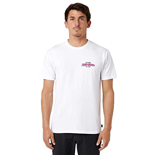 Rip Curl Vintage Slash Kurzarm T-Shirt, optical white, L von Rip Curl