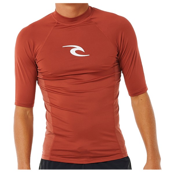 Rip Curl - Waves UVP Performance S/S - Lycra Gr M rot von Rip Curl