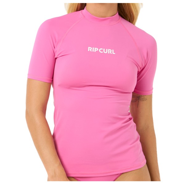 Rip Curl - Women's Classic Surf S/S UPF Rashguard - Lycra Gr XL rosa von Rip Curl