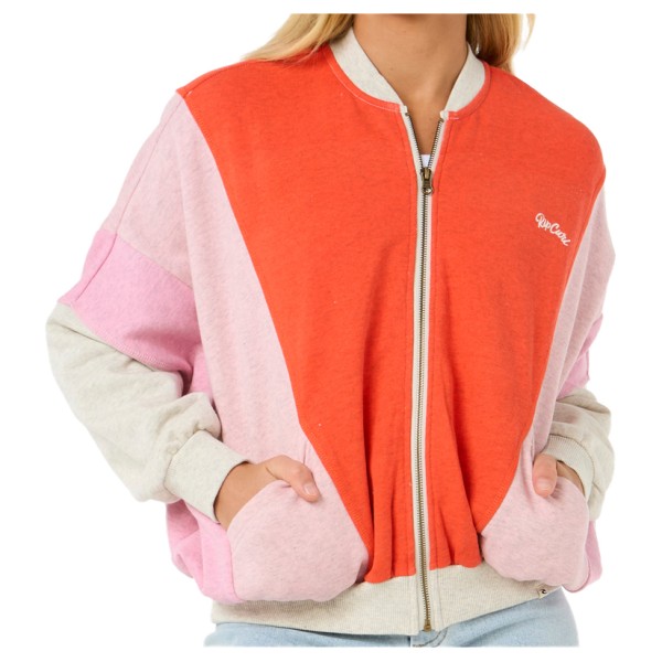 Rip Curl - Women's Colour Block Zip Thru - Pullover Gr L rot Rip Curl - Women's Colour Block Zip Thru - Pullover Gr L rot von Rip Curl