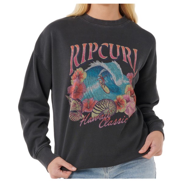 Rip Curl - Women's Hawaii Classic Heritage Crew - Pullover Gr S grau von Rip Curl