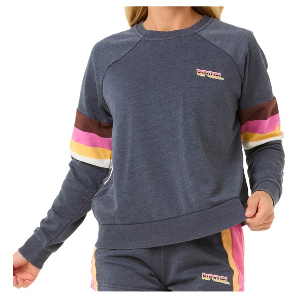 Rip Curl - Women's Las Dalias Raglan Crew - Pullover Gr M blau von Rip Curl