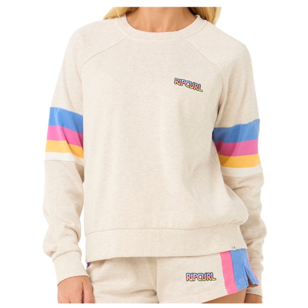 Rip Curl - Women's Las Dalias Raglan Crew - Pullover Gr XXL weiß/beige von Rip Curl