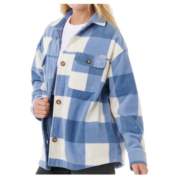 Rip Curl - Women's Neon Isles Fleece L/S Shirt - Fleecejacke Gr XS blau von Rip Curl