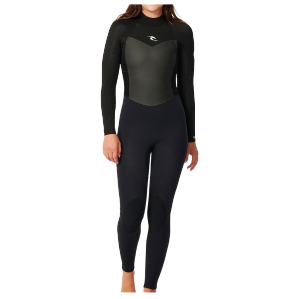 Rip Curl - Women's Omega 3/2 Steamer Back Zip - Neoprenanzug Gr 12 - Regular schwarz von Rip Curl