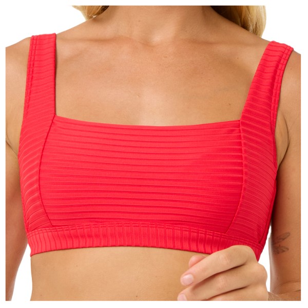 Rip Curl - Women's Premium Surf Crop - Bikini-Top Gr XXL - D-Cup rot von Rip Curl