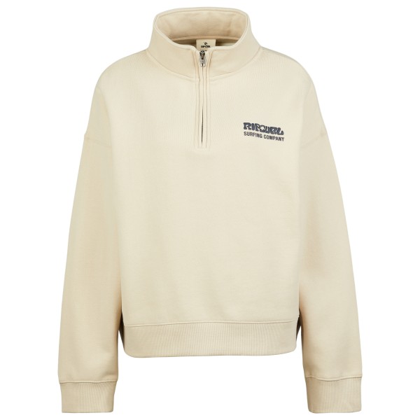 Rip Curl - Women's Surf Puff 1/4 Zip - Pullover Gr M beige von Rip Curl