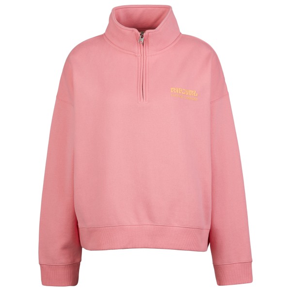 Rip Curl - Women's Surf Puff 1/4 Zip - Pullover Gr XS rosa von Rip Curl