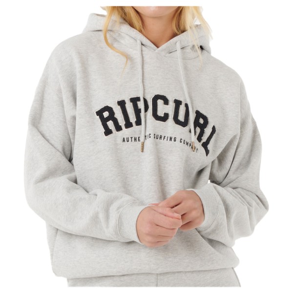 Rip Curl - Women's Varsity Hoodie - Hoodie Gr S grau von Rip Curl