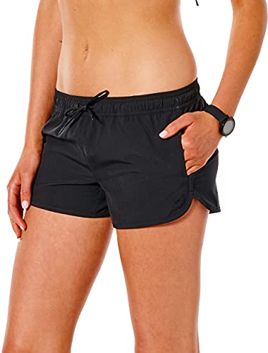 Rip Curl Womens Classic Surf 3"Boardshorts Brettsegeln Boot Wassersport Shorts - Schwarz - Elastischer Bund - 3" im Bein von Rip Curl