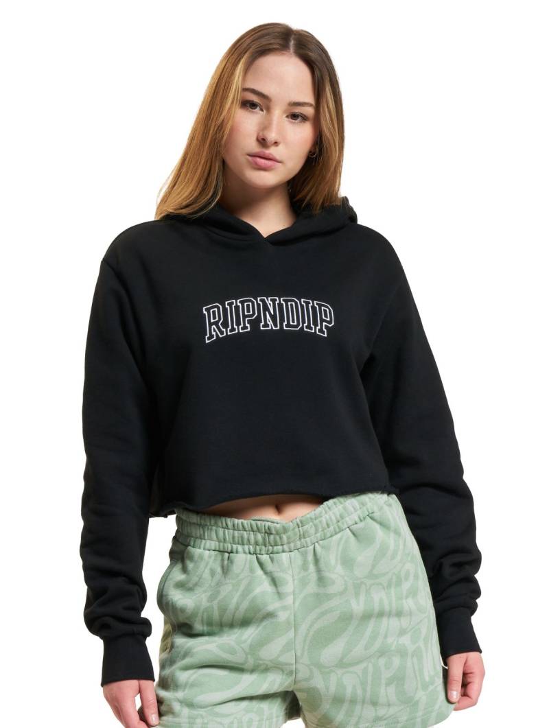 Rip N Dip Team Spirit Kurzer Hoodie schwarz von Rip N Dip